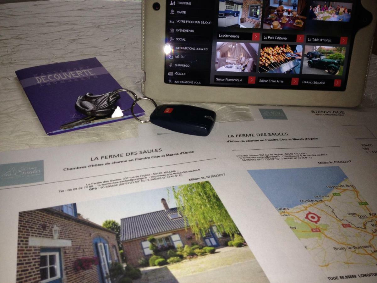 Cote D'Opale - La Ferme Des Saules Bed & Breakfast Millam Luaran gambar